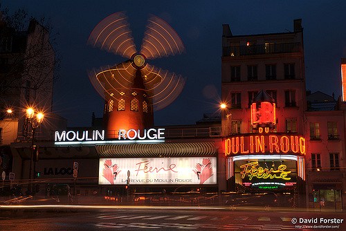 Quartier Pigalle paris famous red light district moulin rouge