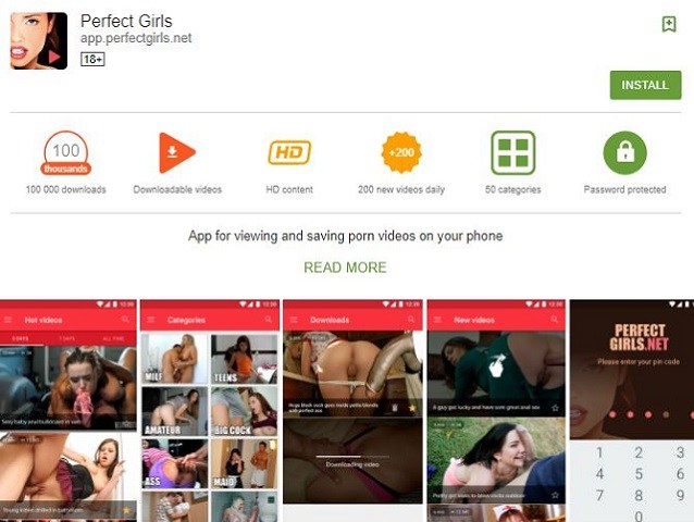 perfect girls porn android app