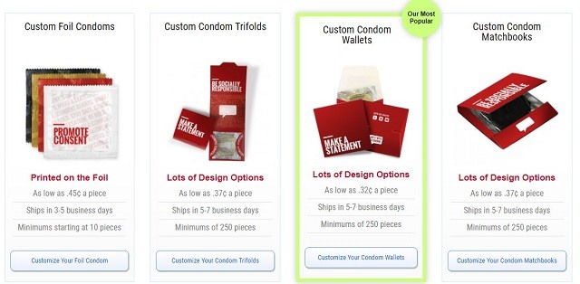 customise your own condoms