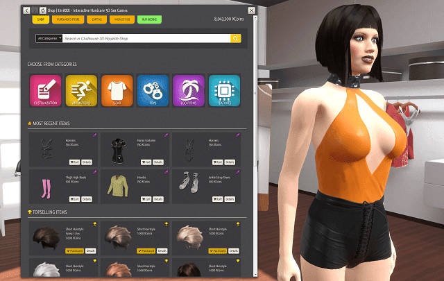chathouse 3d, virtual sex sim