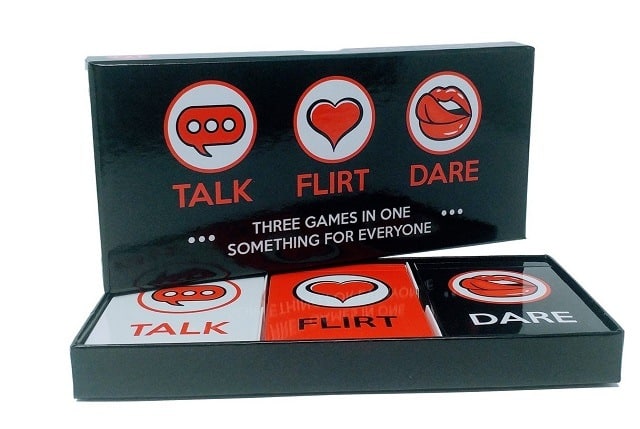 best adult themed card games talk flirt dare