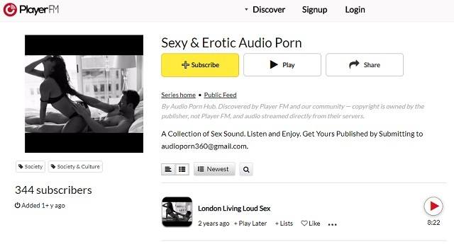 best audio porn sites player fm