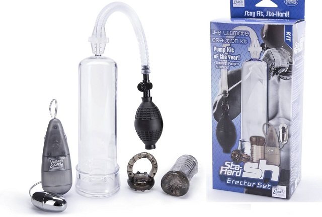 best cheap penis pumps systems STA-HARD Stamina Training Penis Pump Kit (4 Piece)