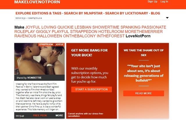 best feminist porn sites make love not porn
