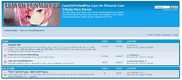 Best porn forums cum on printed pics