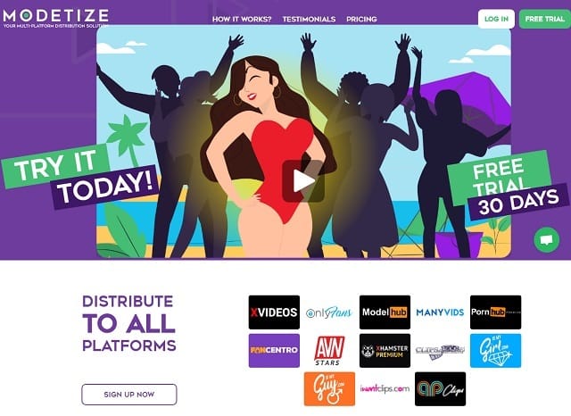 Monetise your adult content with Modetize