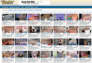 chaturbate homepage selection