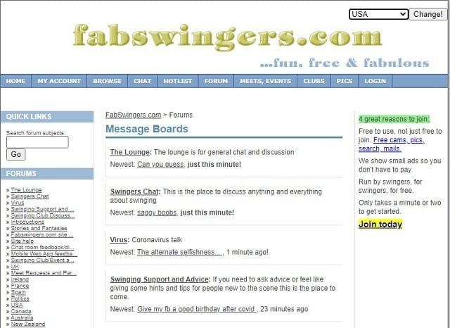 best swinger forums fabswingers