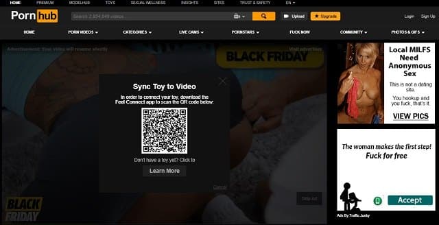 how to sync toy to video pornhub