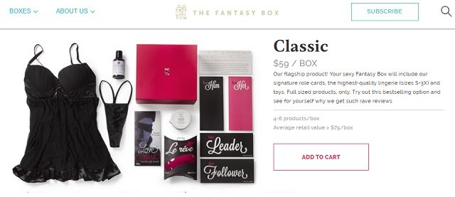 Best Sex Toy Subscription Boxes the fantasy box top pick
