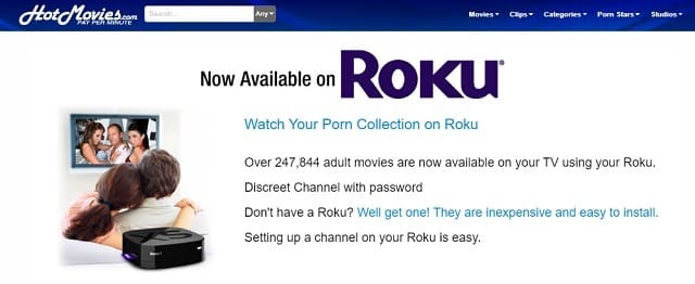 best porn channels on roku hot movies