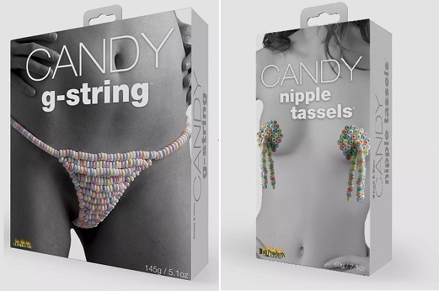 Dirty Secret Santa Gifts 2021 - candy g string and nipple tassels