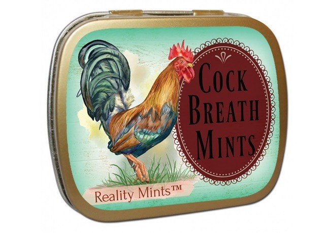 Dirty Secret Santa Gifts 2021 - cock breath mints