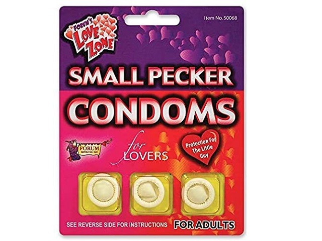 funny condoms small pecker