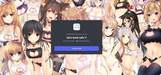 best nsfw discords for adult content idas lewd cafe