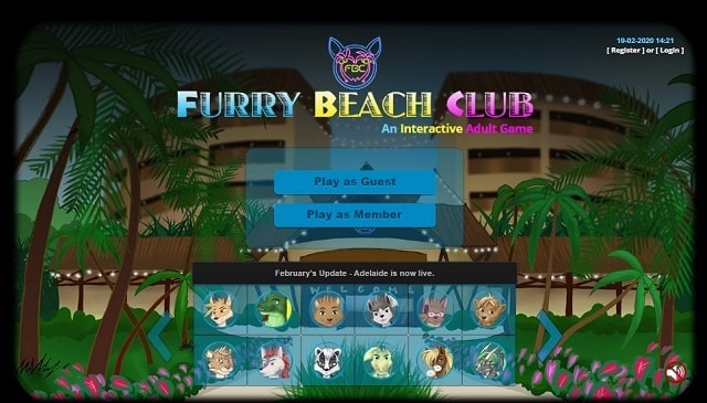 best furry porn game sites furry beach club