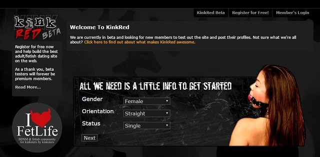 kink red bdsm dating website
