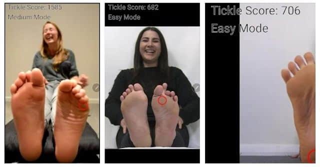 tickle score attack foot fetish game