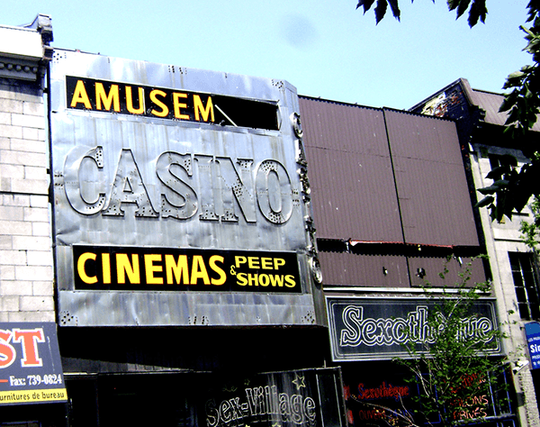 Famous adult cinema in Montreal