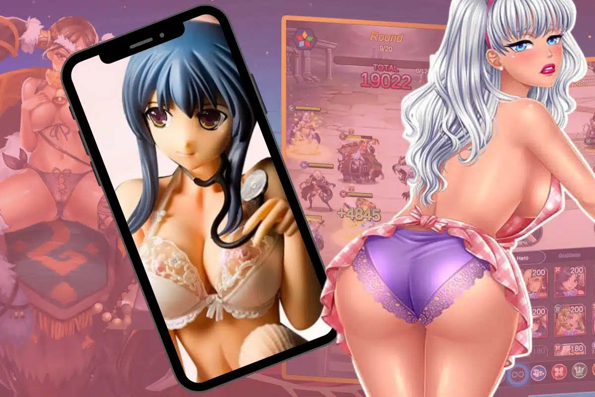 iPhone porn game on display