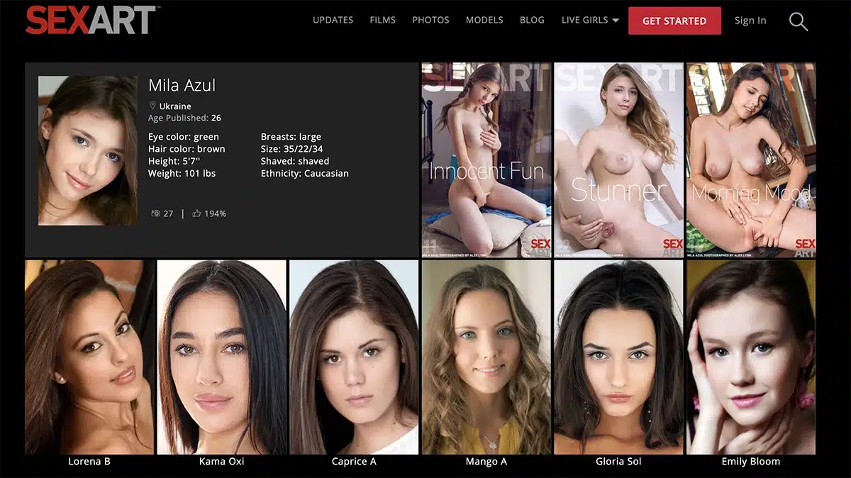 SexArt 4K porn site