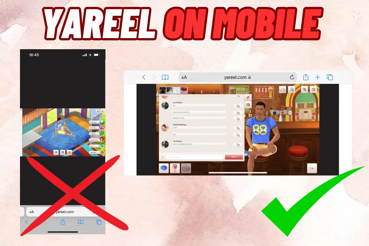 Yareel on mobile devices